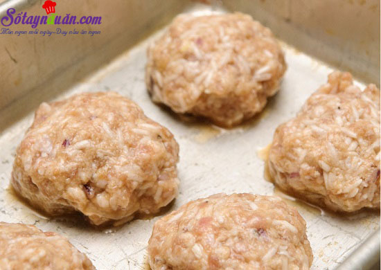 cách làm thịt bò viên nướng sốt cà chua 5