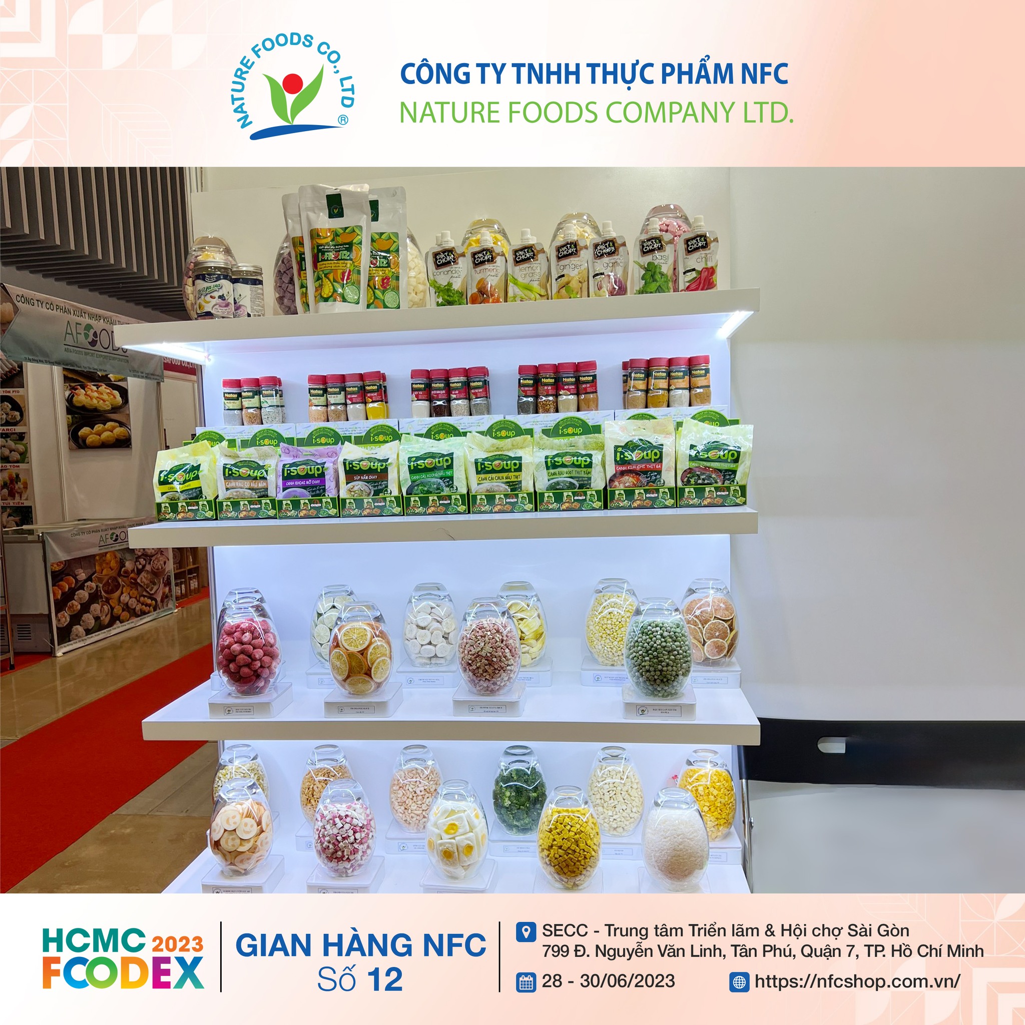 natuefoods tham du foodex 2023