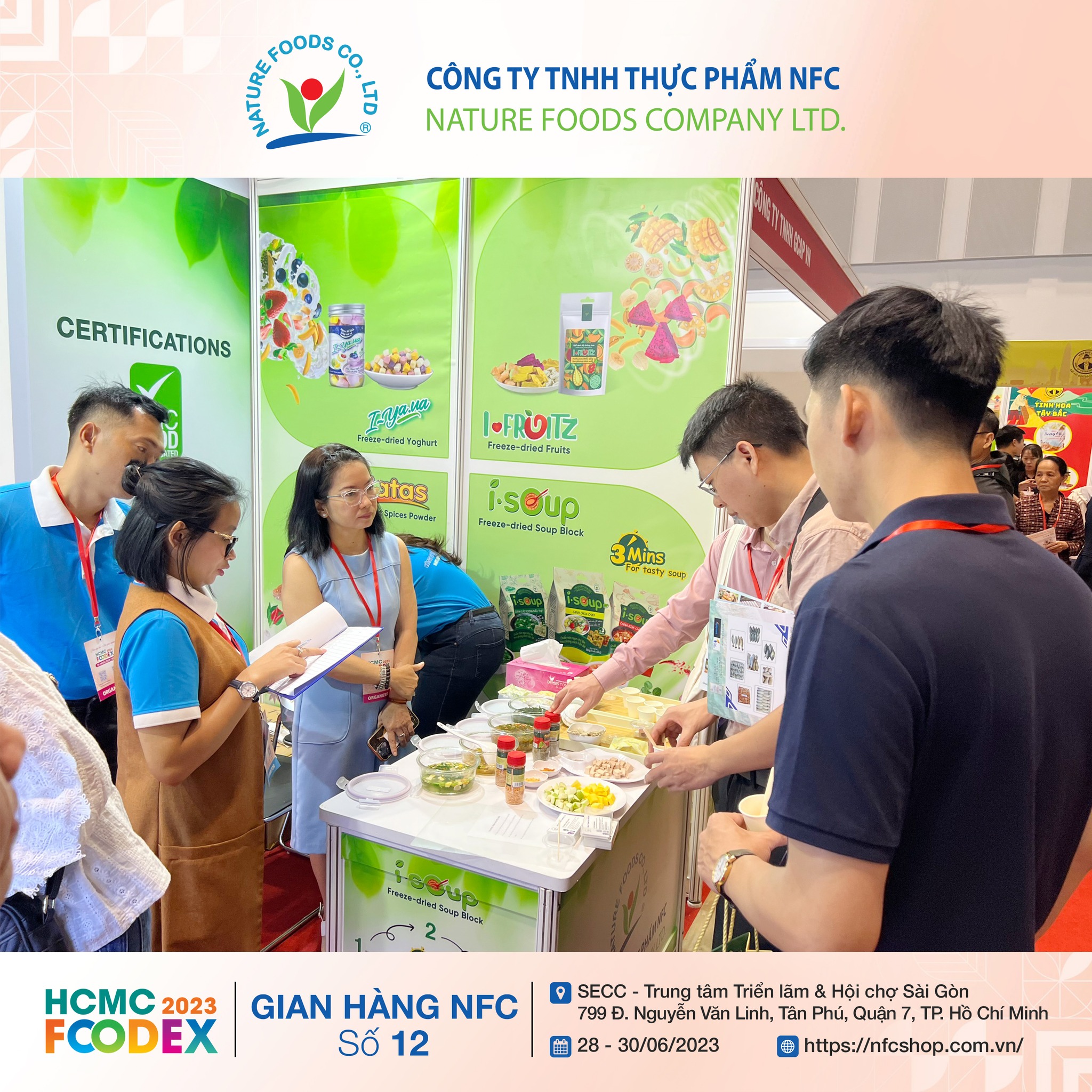 naturefoods tham gia trien lam