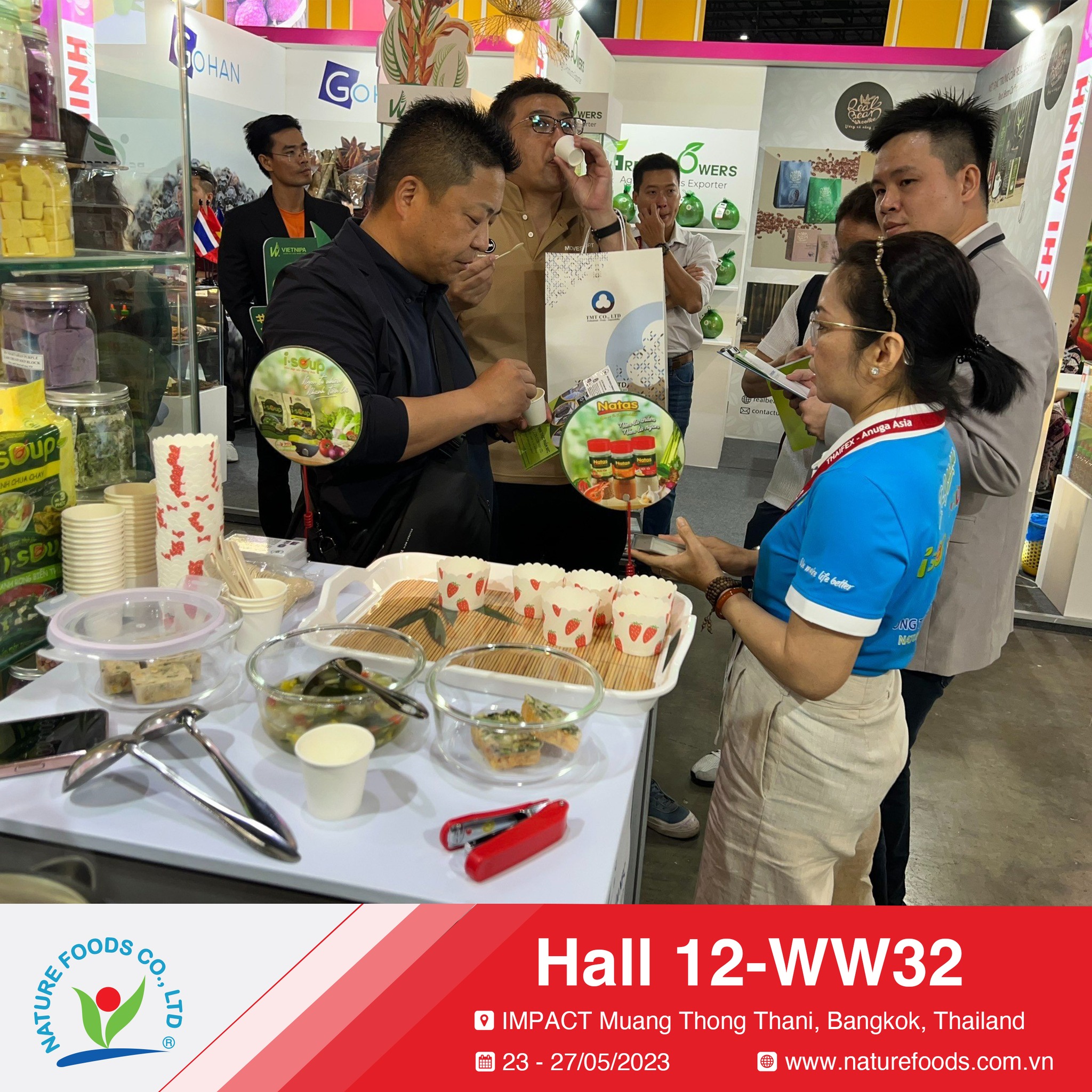 naturefoods tai trien lam thaifex 2023